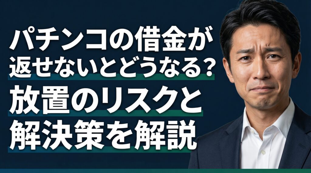 パチンコの借金が返せないとどうなる？放置のリスクと解決策を解説
