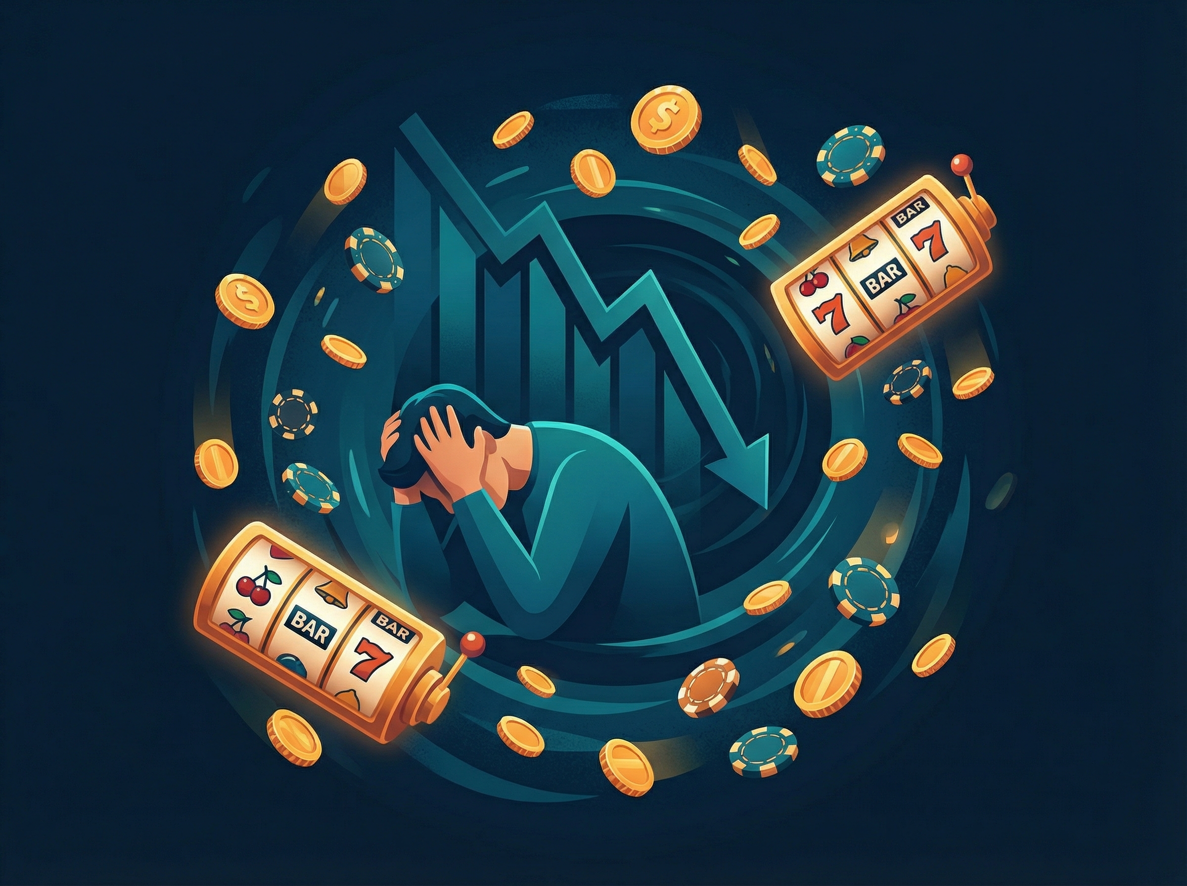 パチンコの借金200万円はなぜ危険か｜多重債務化するメカニズムのイメージ画像