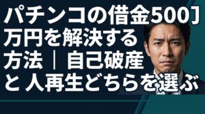 パチンコの借金500万円を解決する方法｜自己破産と個人再生どちらを選ぶ