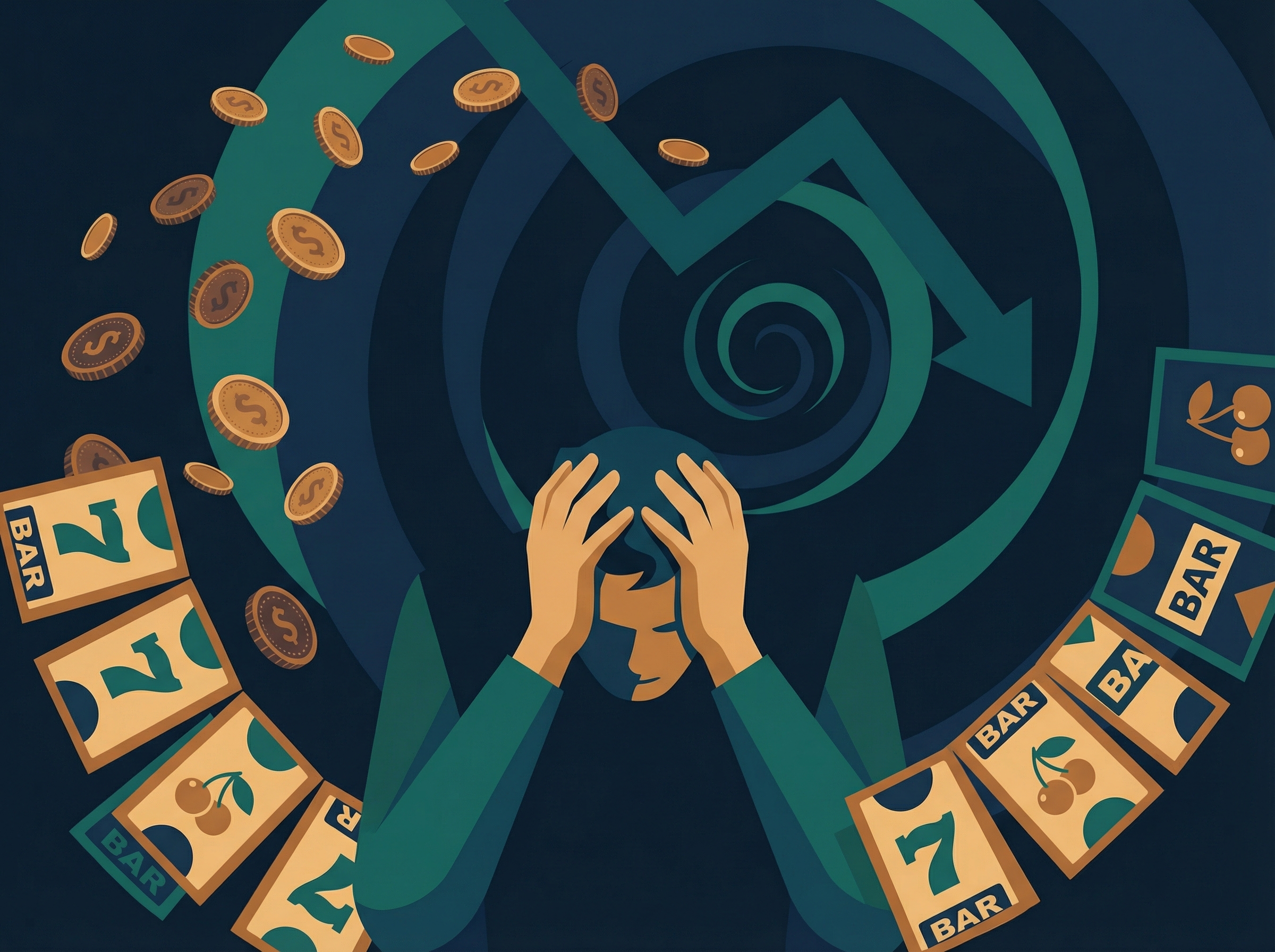 パチンコ依存症から抜け出さなければ借金は再発するのイメージ画像